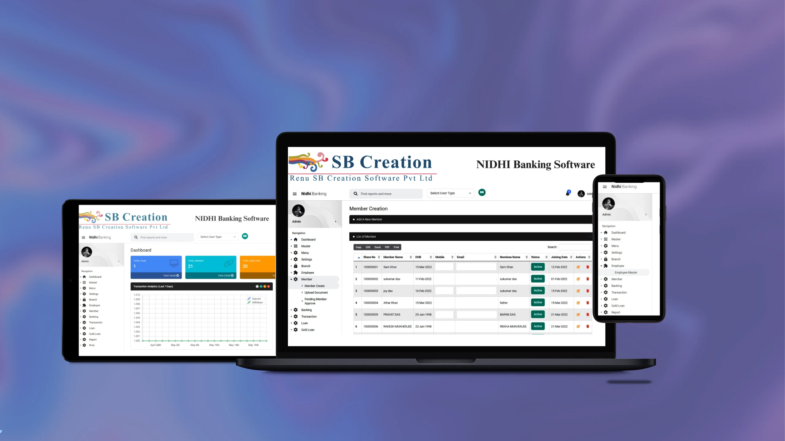 nidhi-banking-software